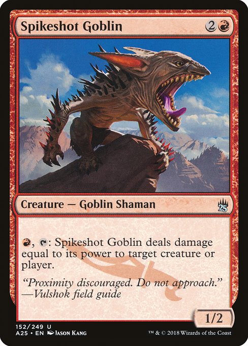 Spikeshot Goblin [Masters 25 - 152]