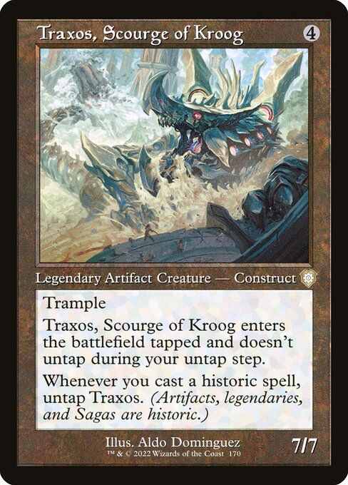 Traxos, Scourge of Kroog [The Brothers' War Commander - 170]