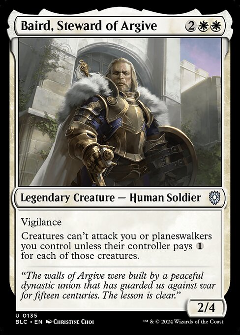 Baird, Steward of Argive [Bloomburrow Commander - 135]