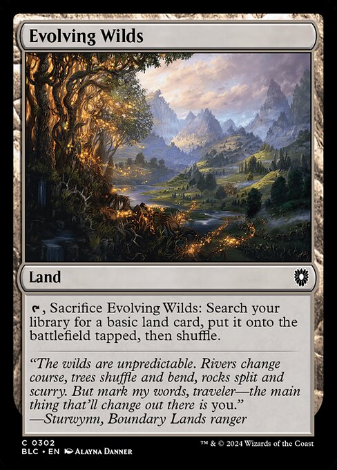 Evolving Wilds [Bloomburrow Commander - 302]
