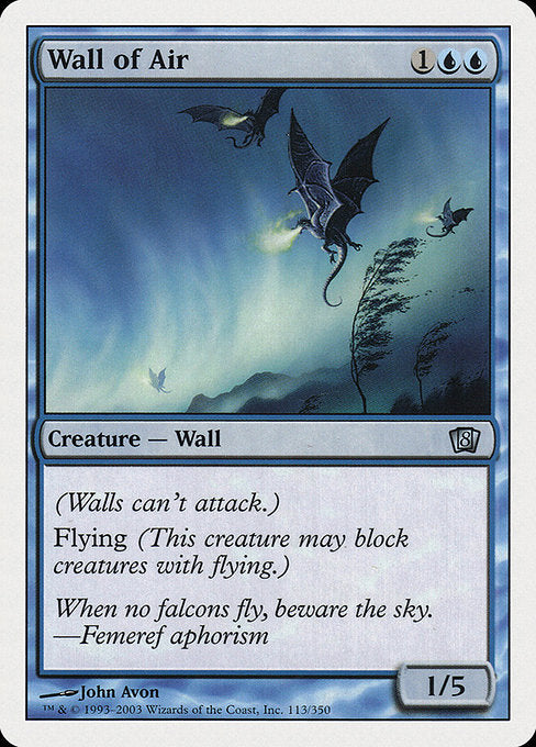 Wall of Air [Eighth Edition - 113]
