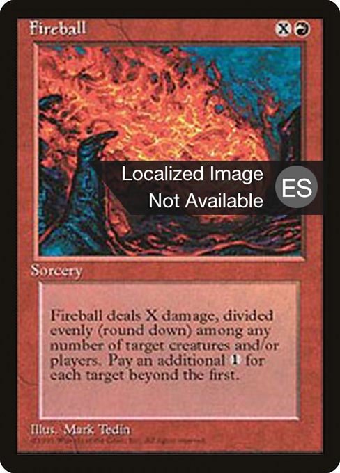 Fireball [Fourth Edition Foreign Black Border - 192]