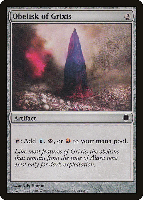 Obelisk of Grixis [Shards of Alara - 214]