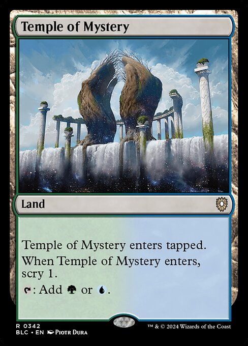 Temple of Mystery [Bloomburrow Commander - 342]
