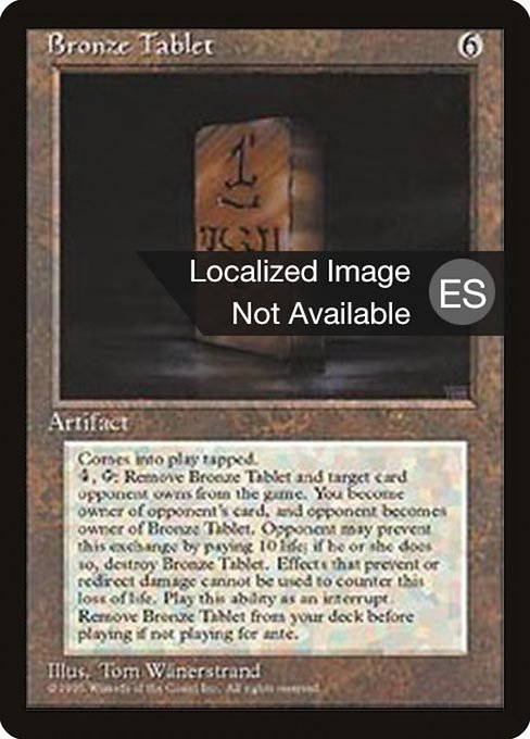 Bronze Tablet [Fourth Edition Foreign Black Border - 303]