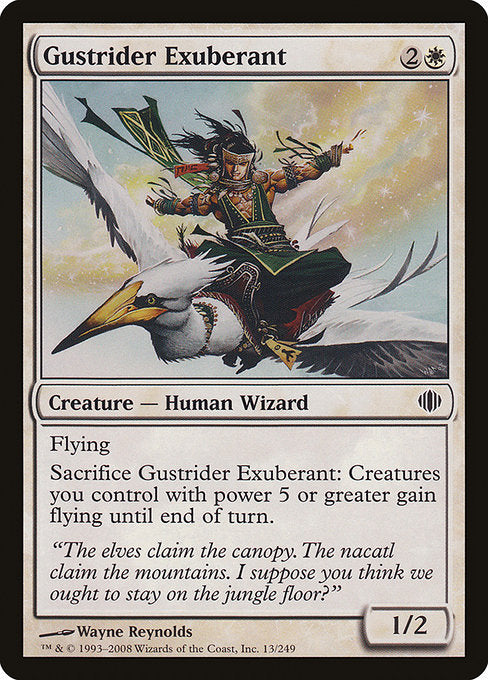 Gustrider Exuberant [Shards of Alara - 13]