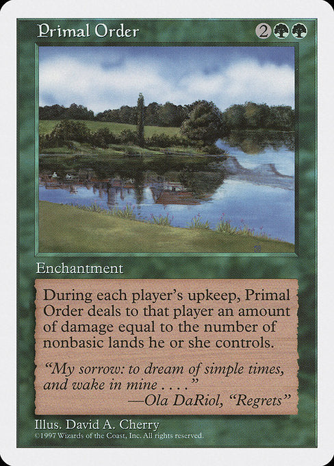 Primal Order [Fifth Edition - 318]