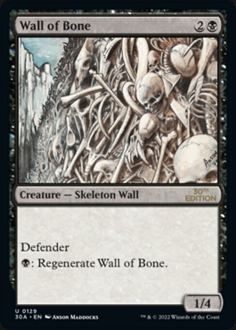 Wall of Bone [30th Anniversary Edition - 129]