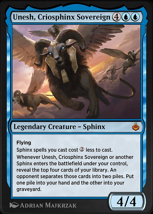 Unesh, Criosphinx Sovereign [Amonkhet Remastered - 85]