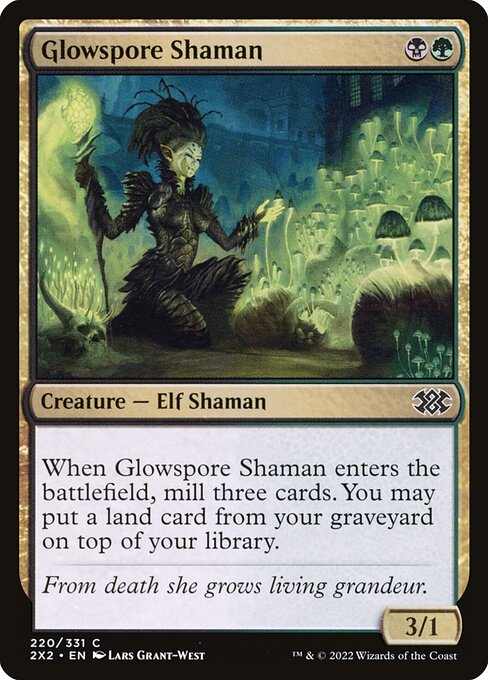 Glowspore Shaman [Double Masters 2022 - 220]