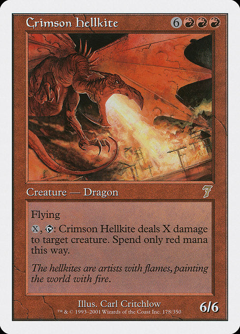 Crimson Hellkite [Seventh Edition - 178]