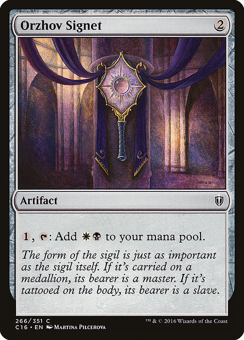 Orzhov Signet [Commander 2016 - 266]
