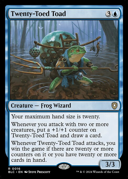 Twenty-Toed Toad [Bloomburrow Commander - 16]