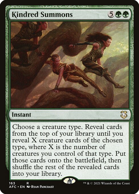 Kindred Summons [Forgotten Realms Commander - 163]
