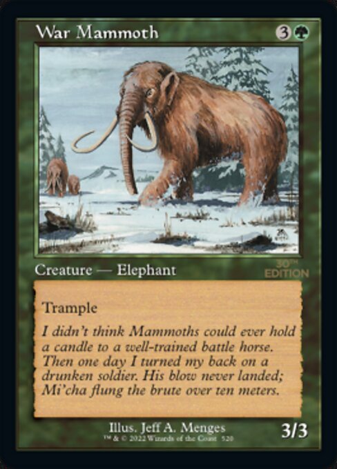 War Mammoth [30th Anniversary Edition - 520]