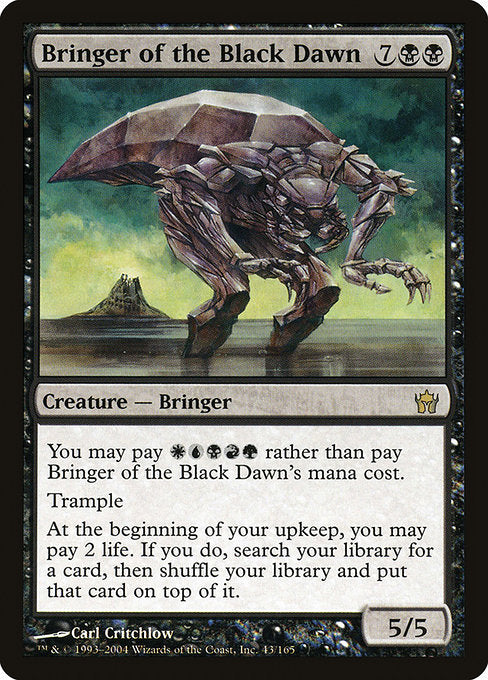 Bringer of the Black Dawn [Fifth Dawn - 43]