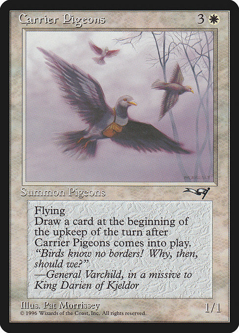 Carrier Pigeons [Alliances - 1a]