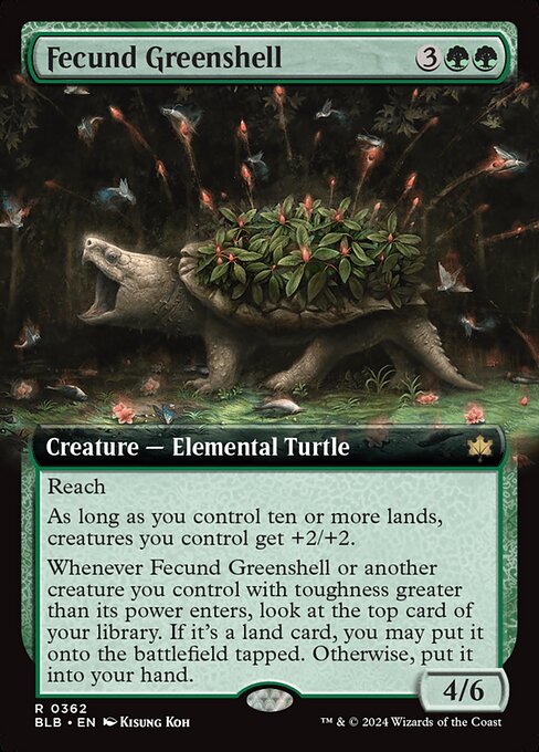 Fecund Greenshell [Bloomburrow - 362]