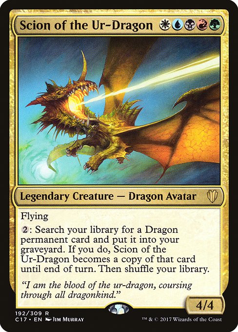 Scion of the Ur-Dragon [Commander 2017 - 192]