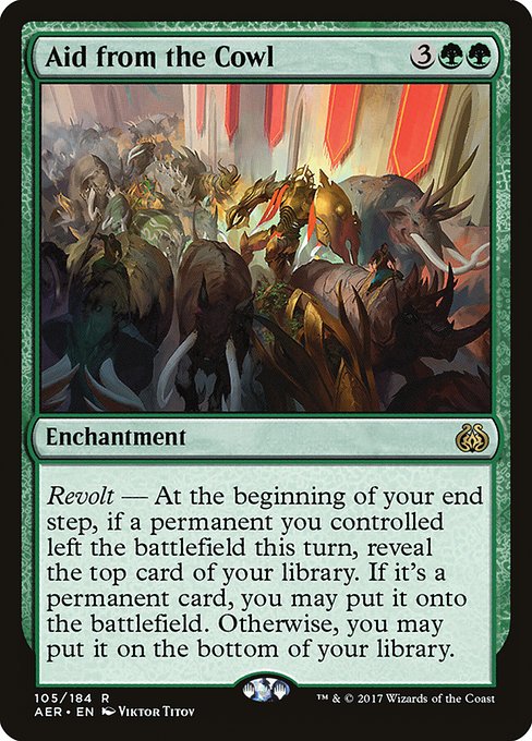 Aid from the Cowl [Aether Revolt - 105]