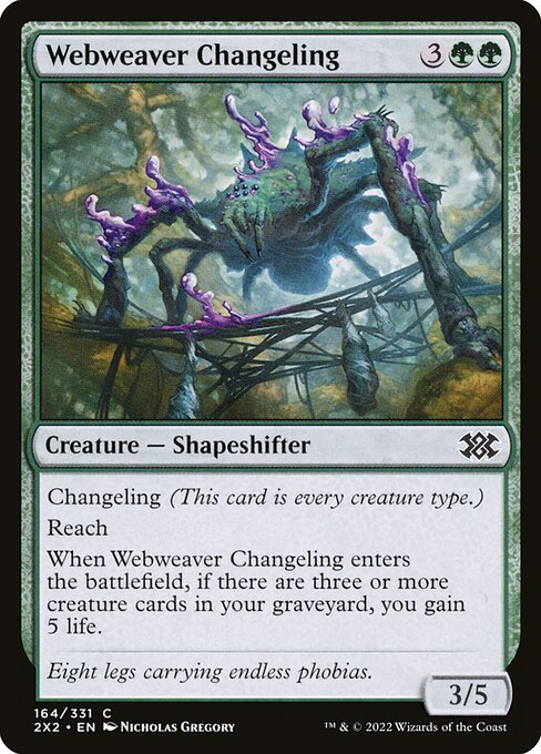 Webweaver Changeling [Double Masters 2022 - 164]