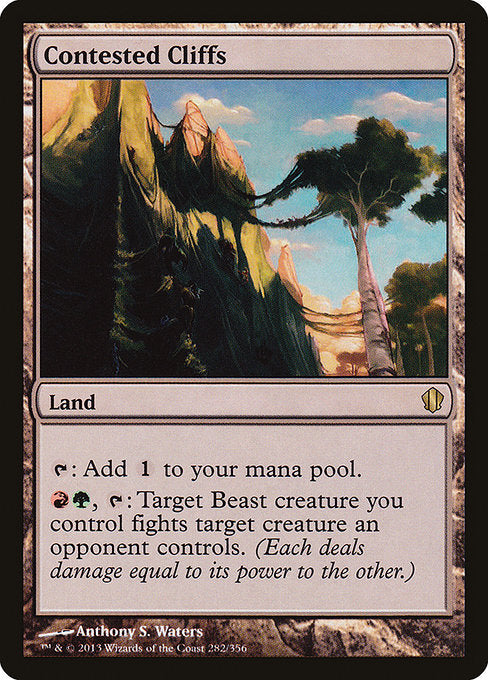 Contested Cliffs [Commander 2013 - 282]