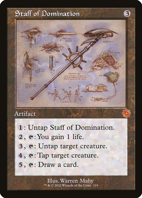 Staff of Domination [The Brothers' War Retro Artifacts - 119]