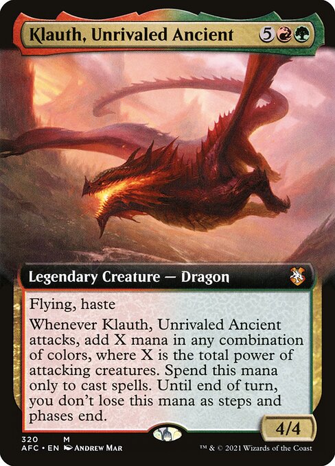 Klauth, Unrivaled Ancient [Forgotten Realms Commander - 320]