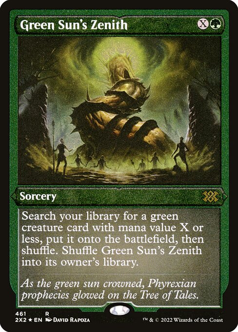 Green Sun's Zenith [Double Masters 2022 - 461]