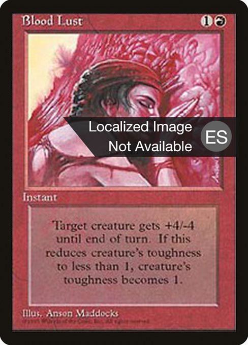 Blood Lust [Fourth Edition Foreign Black Border - 178]