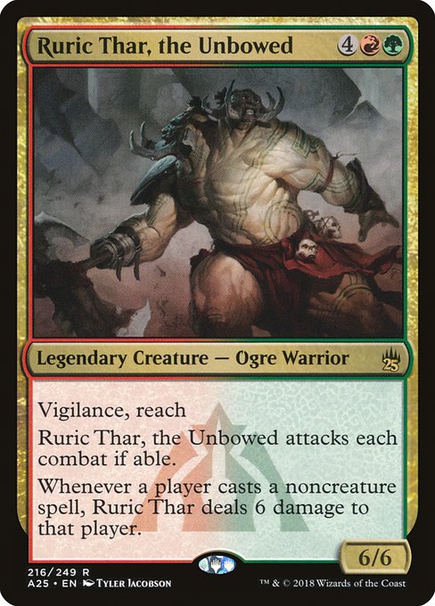 Ruric Thar, the Unbowed [Masters 25 - 216]