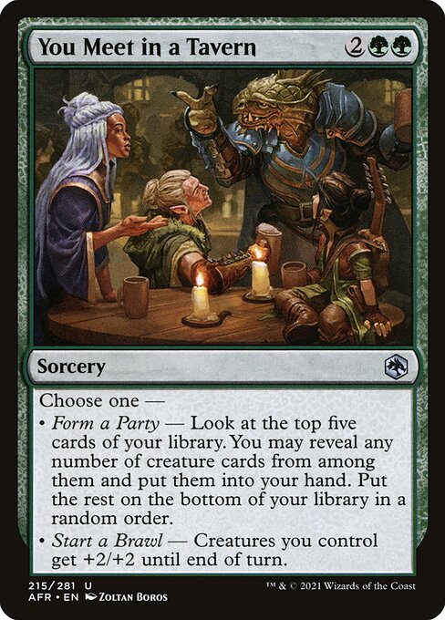 You Meet in a Tavern [Adventures in the Forgotten Realms - 215]