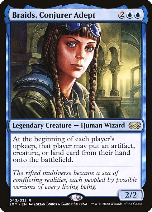 Braids, Conjurer Adept [Double Masters - 43]