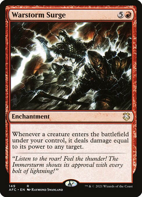Warstorm Surge [Forgotten Realms Commander - 149]