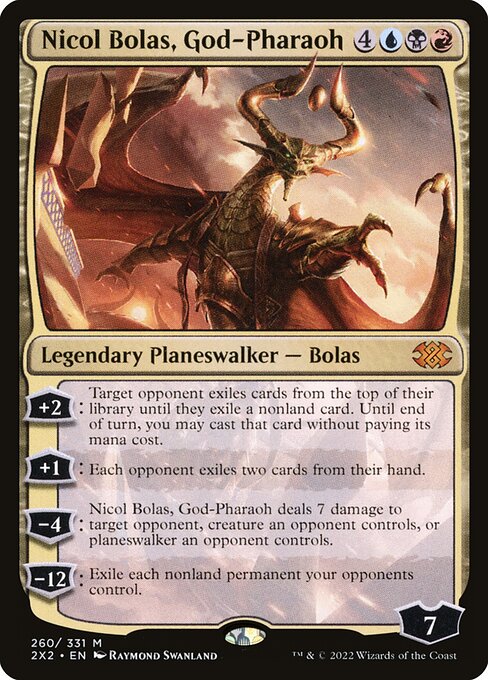 Nicol Bolas, God-Pharaoh [Double Masters 2022 - 260]