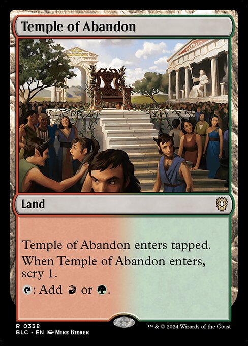 Temple of Abandon [Bloomburrow Commander - 338]