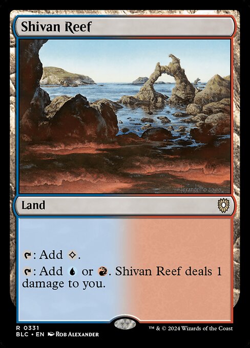 Shivan Reef [Bloomburrow Commander - 331]