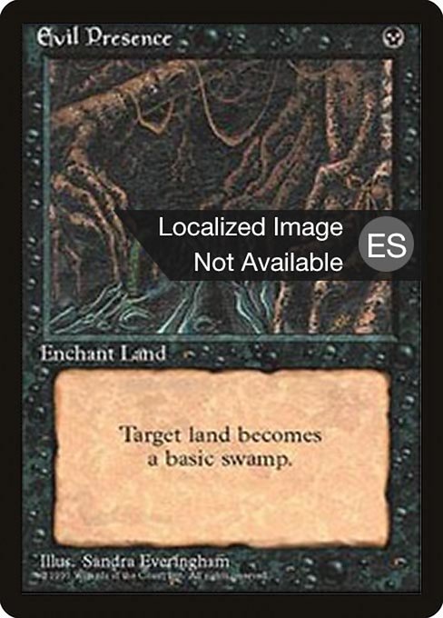 Evil Presence [Fourth Edition Foreign Black Border - 136]