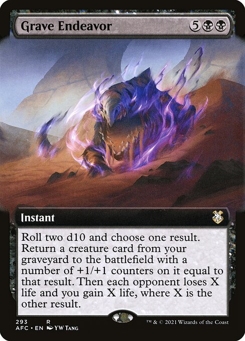 Grave Endeavor [Forgotten Realms Commander - 293]