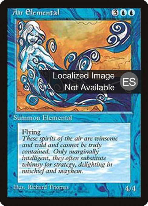 Air Elemental [Fourth Edition Foreign Black Border - 59]