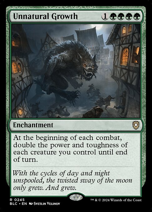 Unnatural Growth [Bloomburrow Commander - 245]