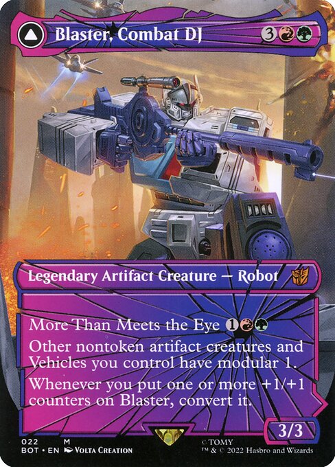 Blaster, Combat DJ // Blaster, Morale Booster [Transformers - 22]