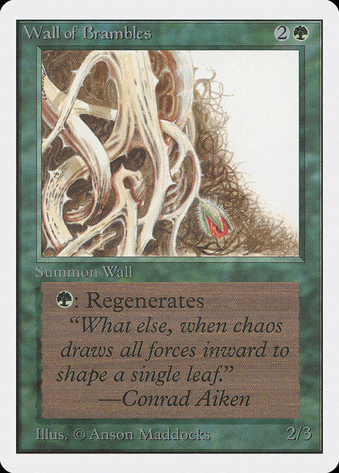 Wall of Brambles [Unlimited Edition - 224]
