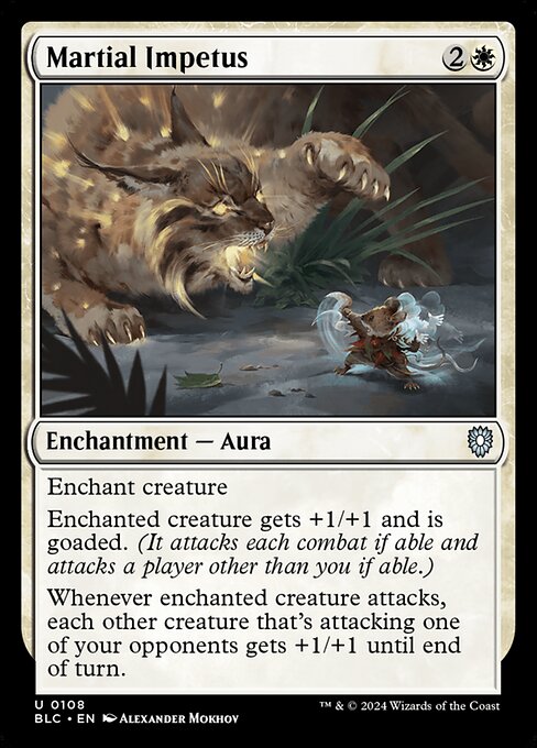 Martial Impetus [Bloomburrow Commander - 108]