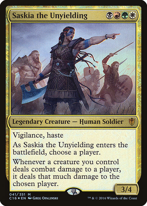 Saskia the Unyielding [Commander 2016 - 41]