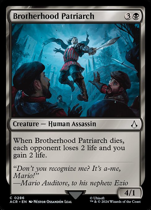 Brotherhood Patriarch [Assassin's Creed - 286]