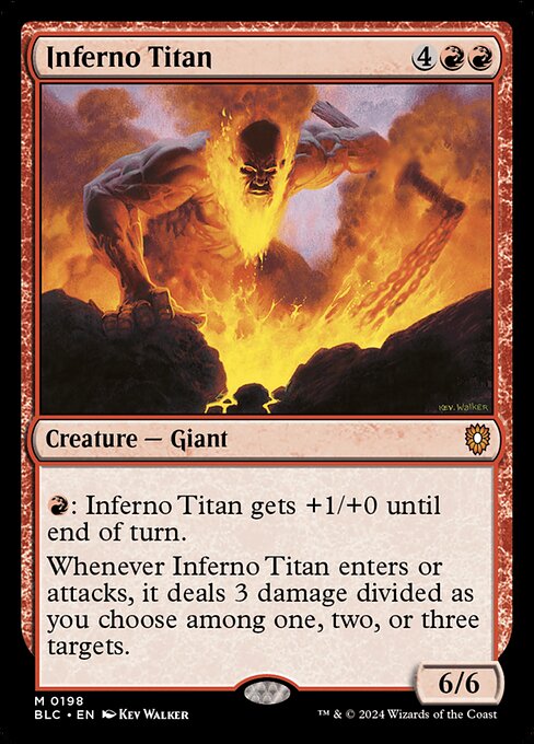 Inferno Titan [Bloomburrow Commander - 198]