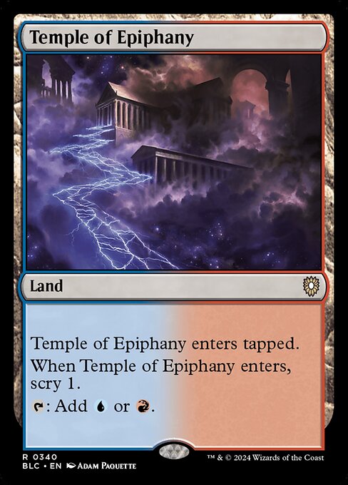 Temple of Epiphany [Bloomburrow Commander - 340]