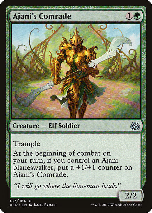 Ajani's Comrade [Aether Revolt - 187]