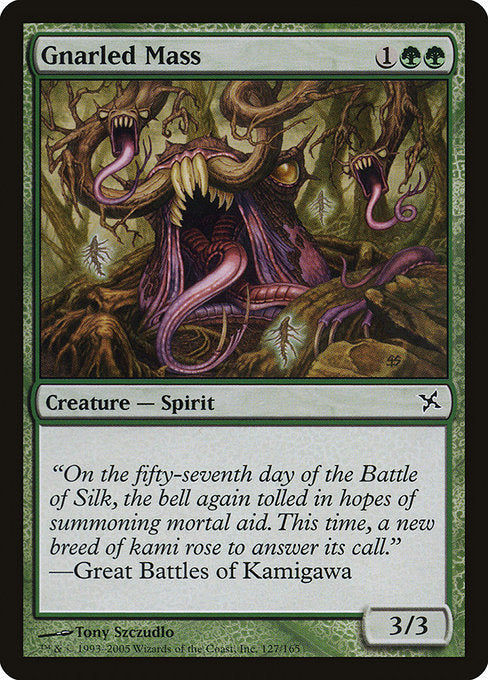 Gnarled Mass [Betrayers of Kamigawa - 127]